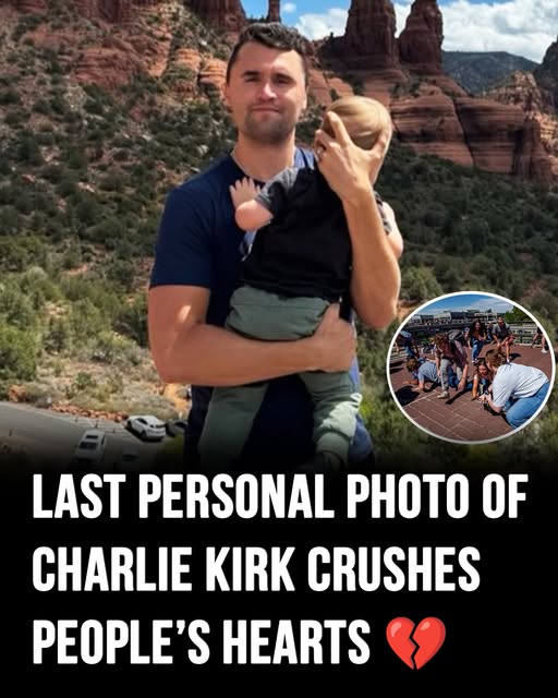 The last public photo Charlie Kirk crushes people’s hearts