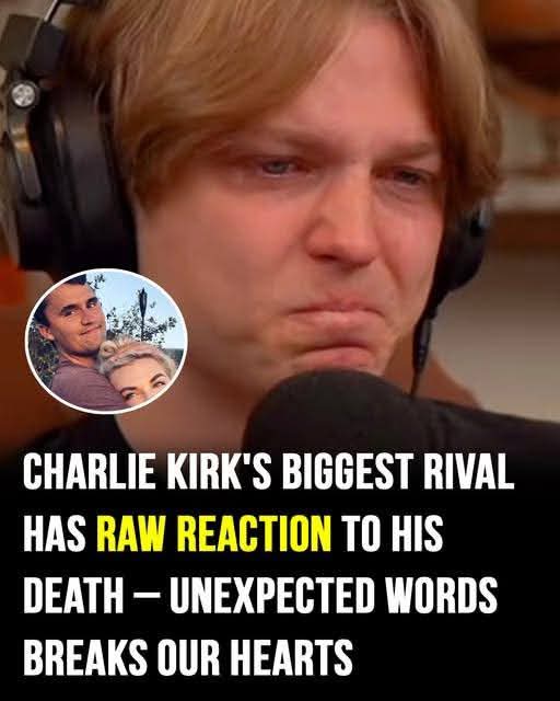 Charlie Kirk’s biggest rival has raw reaction to his death