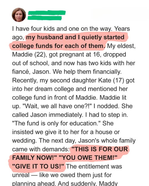 We Worked Hard to Secure Our Daughter’s Future — Then Came an Unbelievable Request