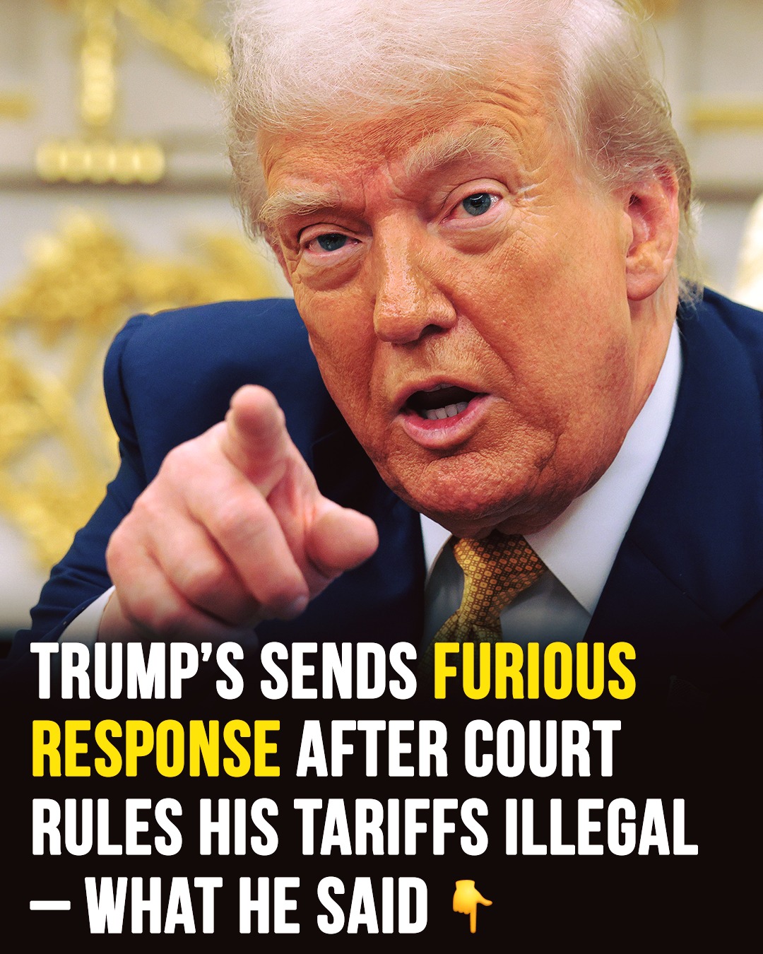 Trump lashes out after court rules his tariffs ‘unconstitutional’
