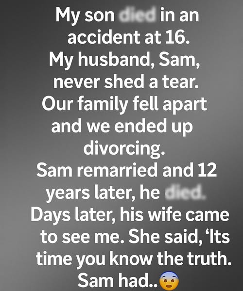 My Husband Never Cried After Our Son’s D.eath — Years Later, I Learned the Truth