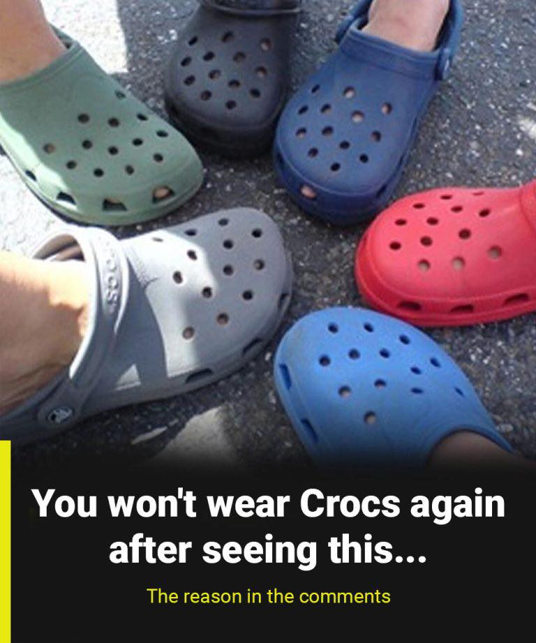 I thought crocs were harmless… but what I discovered about them sh0cked me
