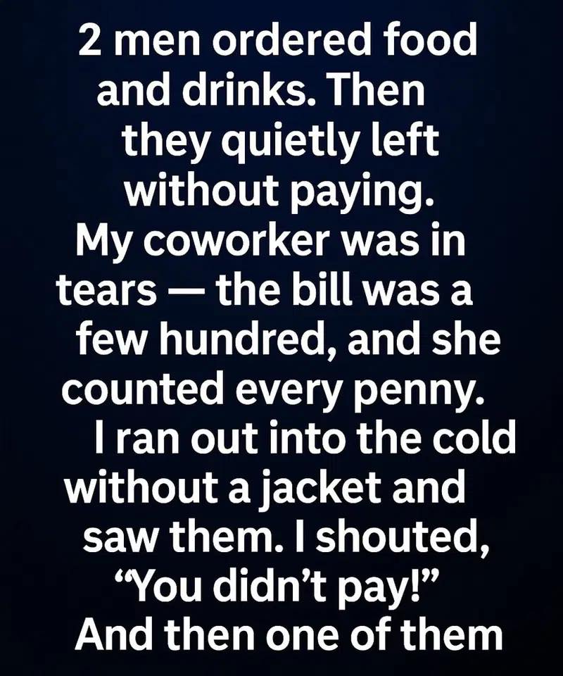 They Walked Out Without Paying—But the Story Wasn’t What It Seemed
