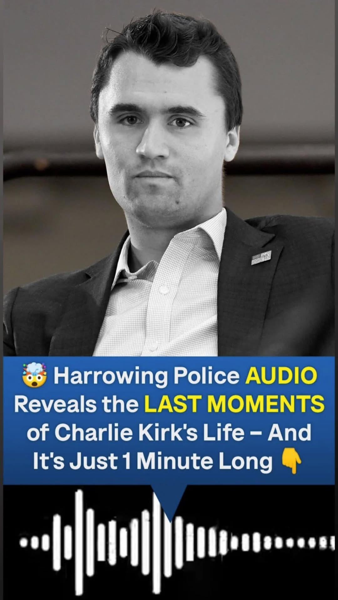 Police Dispatch Audio Reveals What Happened After Charlie Kirk’s Fatal Shooting
