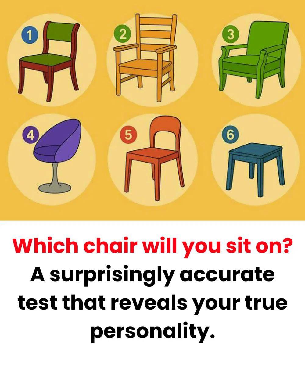 Which chair will you sit on? A surprisingly accurate test of your personality