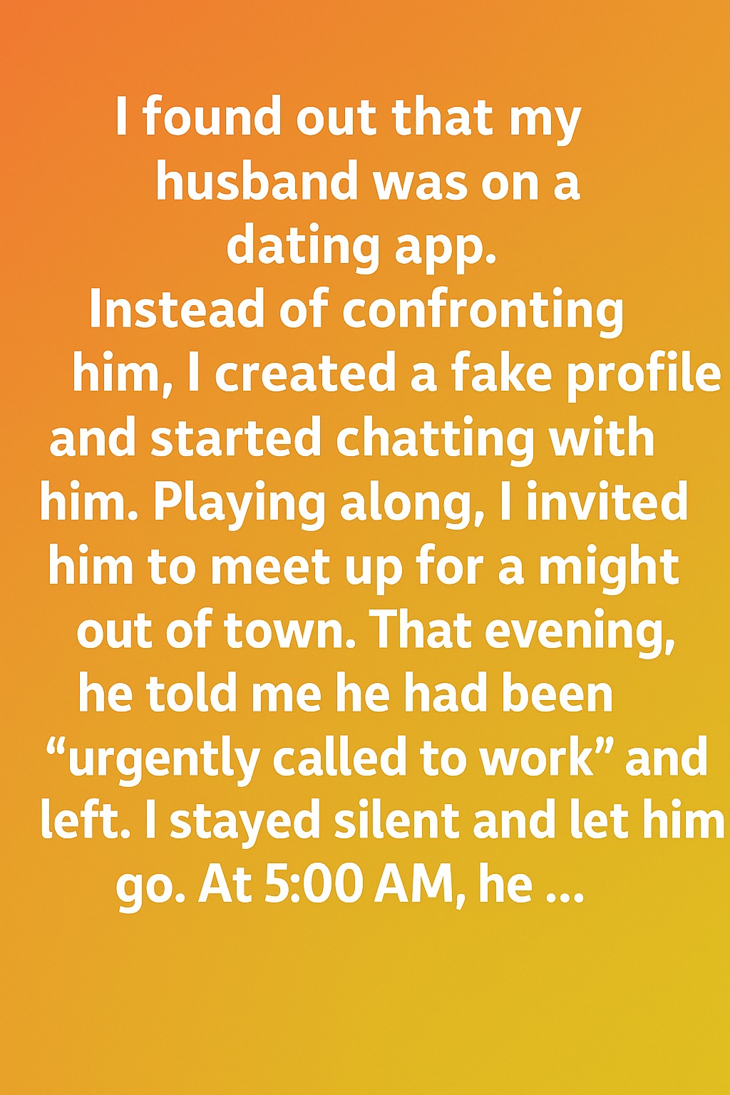 The Secret Profile That Changed Everything