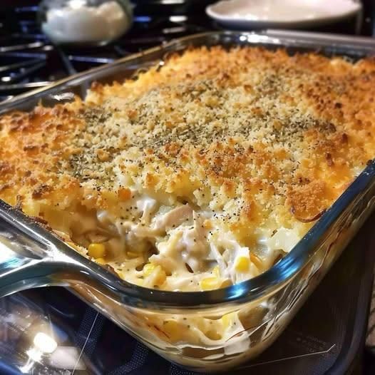 Classic Hashbrown Chicken Casserole: A Comforting Family Favorite That Never Disappoints