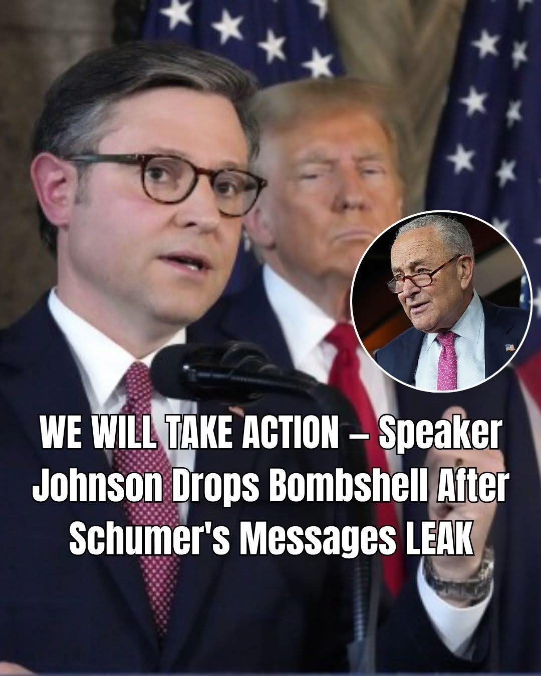 Speaker Johnson Accuses Schumer of Prolonging Government Shutdown for Political Advantage