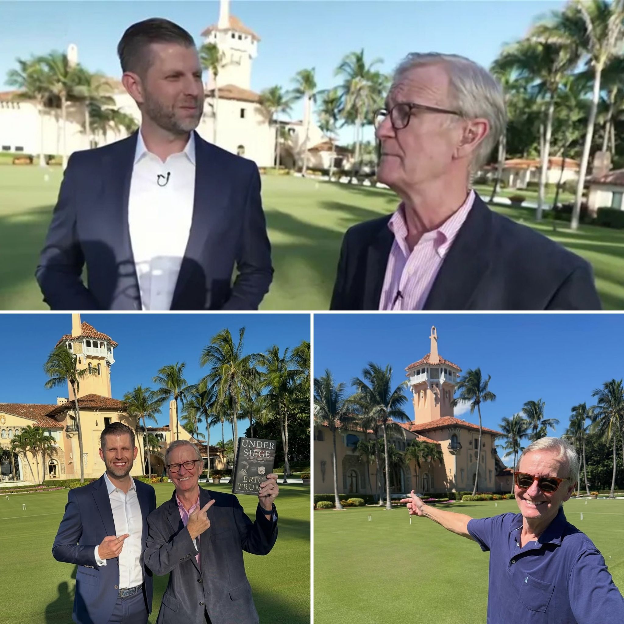 Steve Doocy Gets VIP Mar-a-Lago Tour With Eric Trump — And Spots a Hidden Tribute That Left Him Speechless