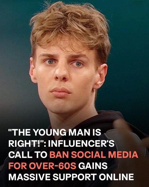 That’s why 25-year-old influencer Levi Penell wants people over 60 banned from social media