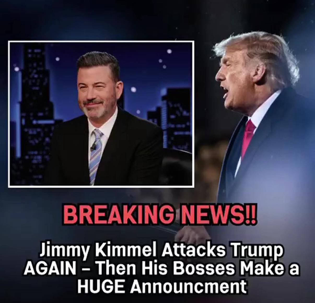 Kimmel Clashes With Trump as ABC Affiliates Extend Blackout
