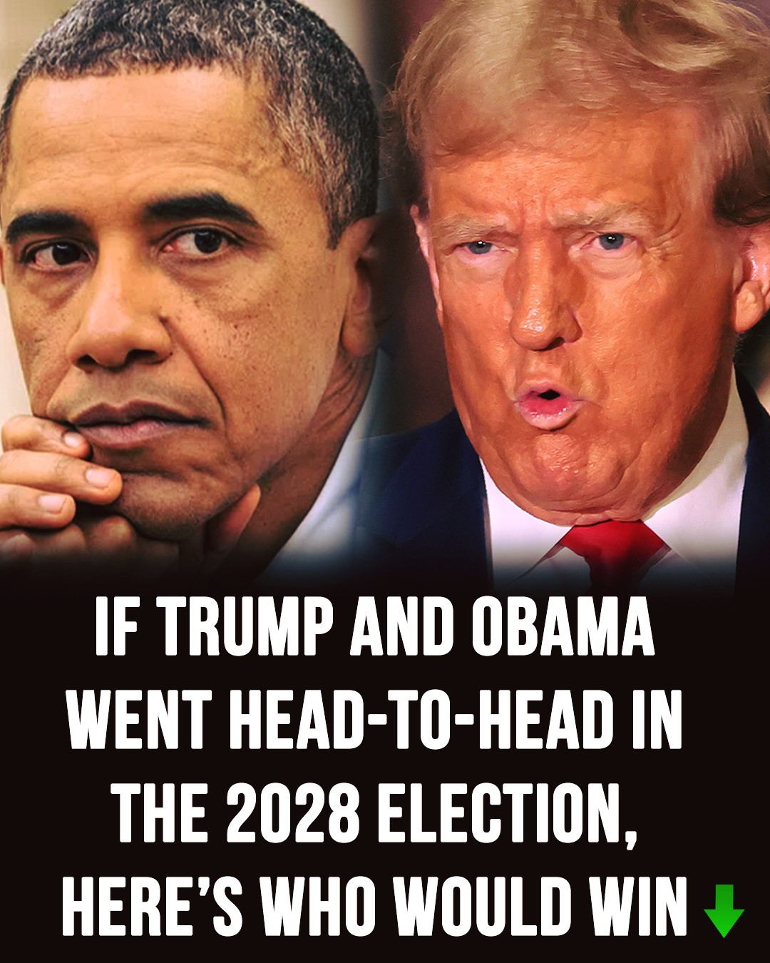 What might happen if Obama and Trump faced off in 2028?