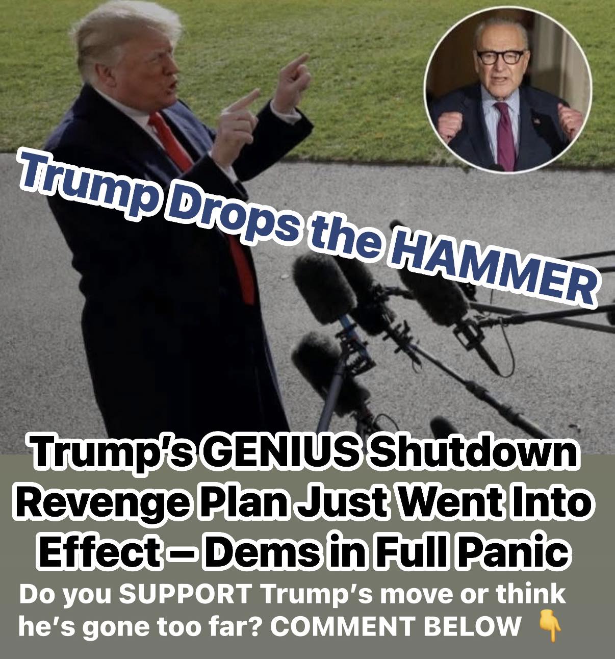 Trump Accuses Dems of ‘Holding Government Hostage’ Amid Shutdown