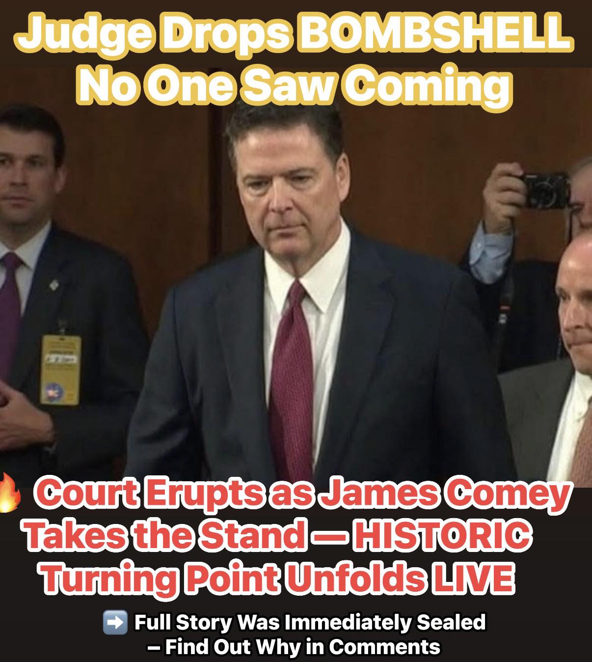 Prosecutors Make First Big Move In James Comey Case