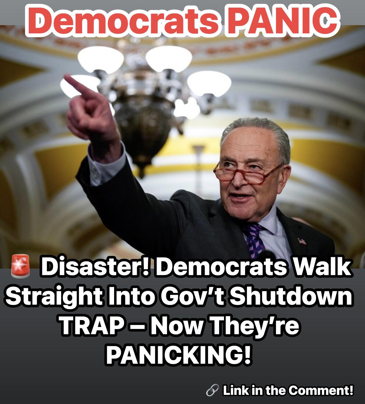 Democrats Run Headlong Into The Govt. Shutdown Trap And Instantly Regret It