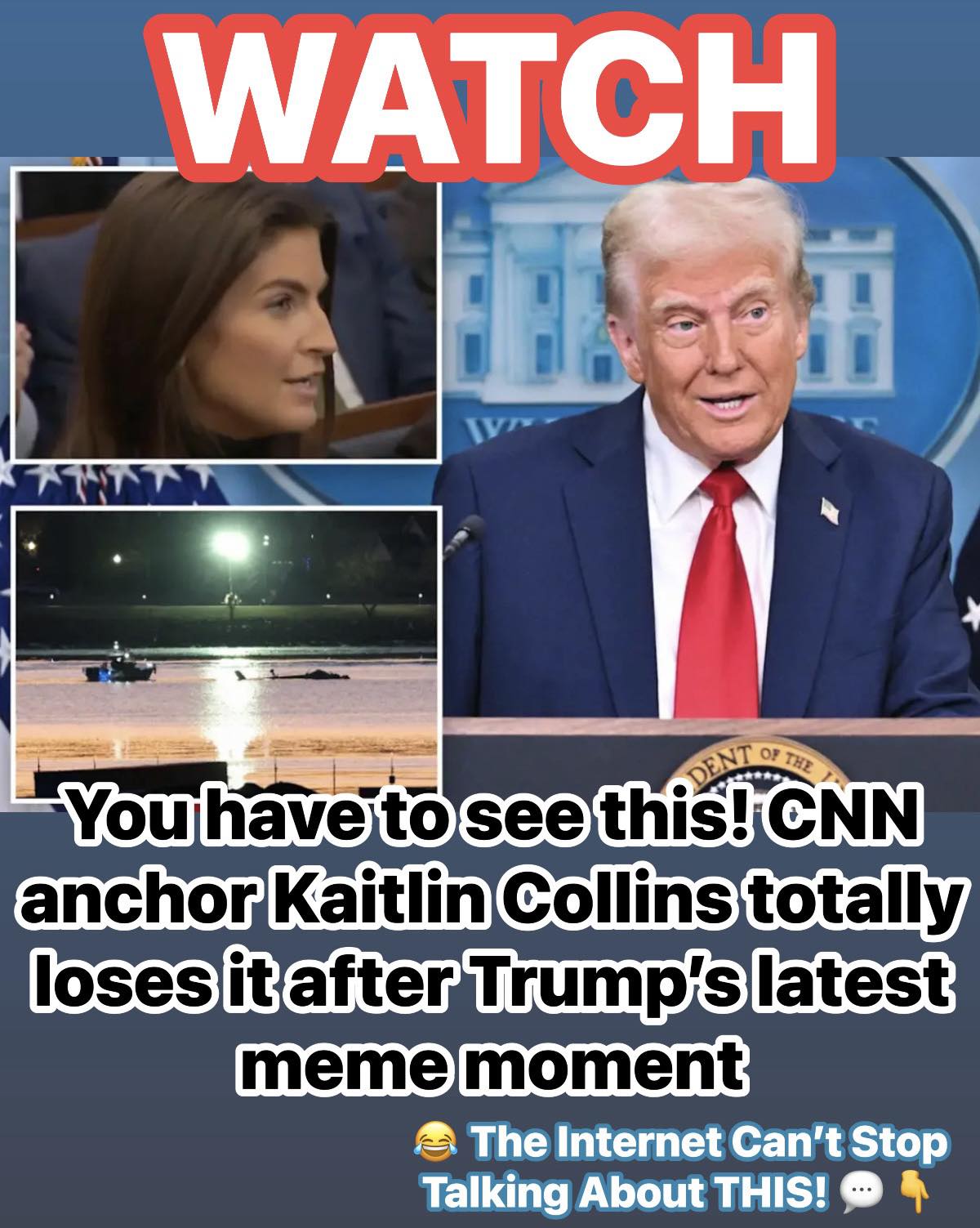 CNN’s Kaitlan Collins Is Big Mad No One’s Concerned About Trump Smacking Dems With Sombrero Memes
