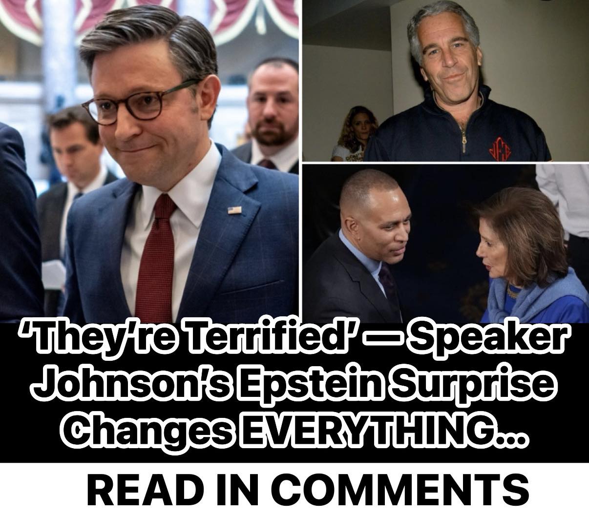 Johnson Slams Democrats’ Epstein Push As Risky, Political