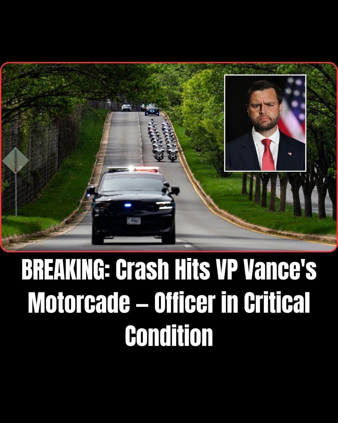 Tennessee Officer in Critical Condition After Collision Within Vice President Vance’s Motorcade