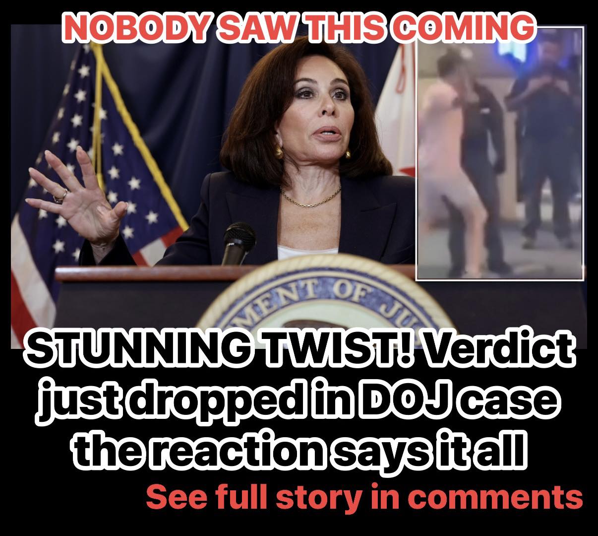 Verdict Drops In Case of Former DoJ Staffer Who Threw Sandwich At Fed