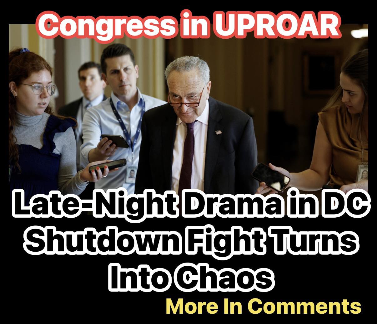 Schumer Faces Democratic Fury After Government Shutdown Deal