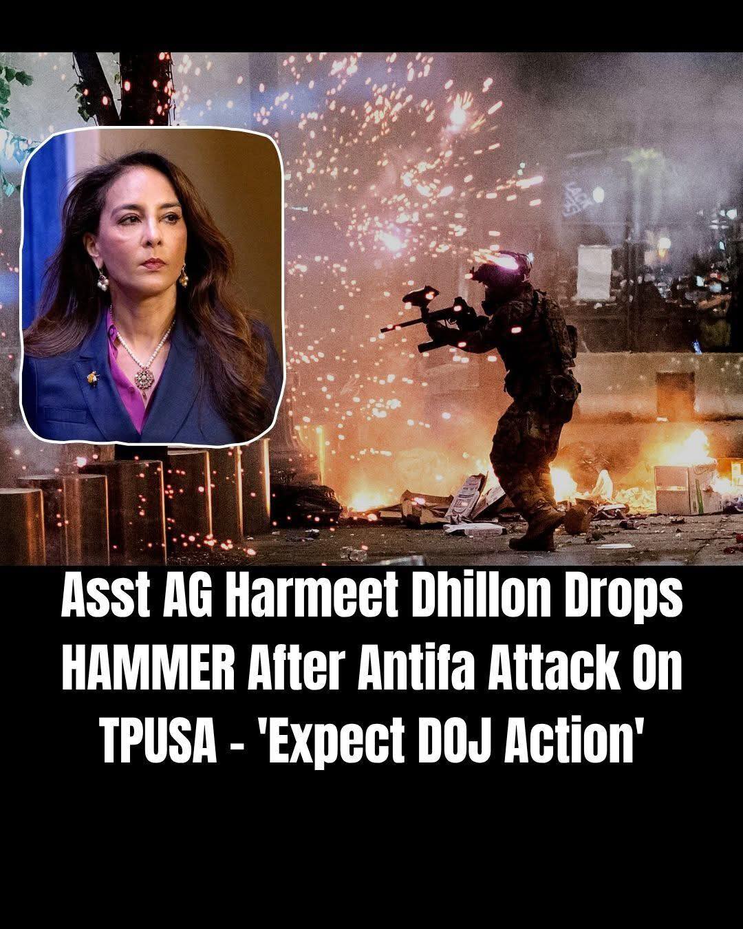 AAG Harmeet Dhillon Signals Federal Review After Violence Erupts Outside Berkeley TPUSA Event