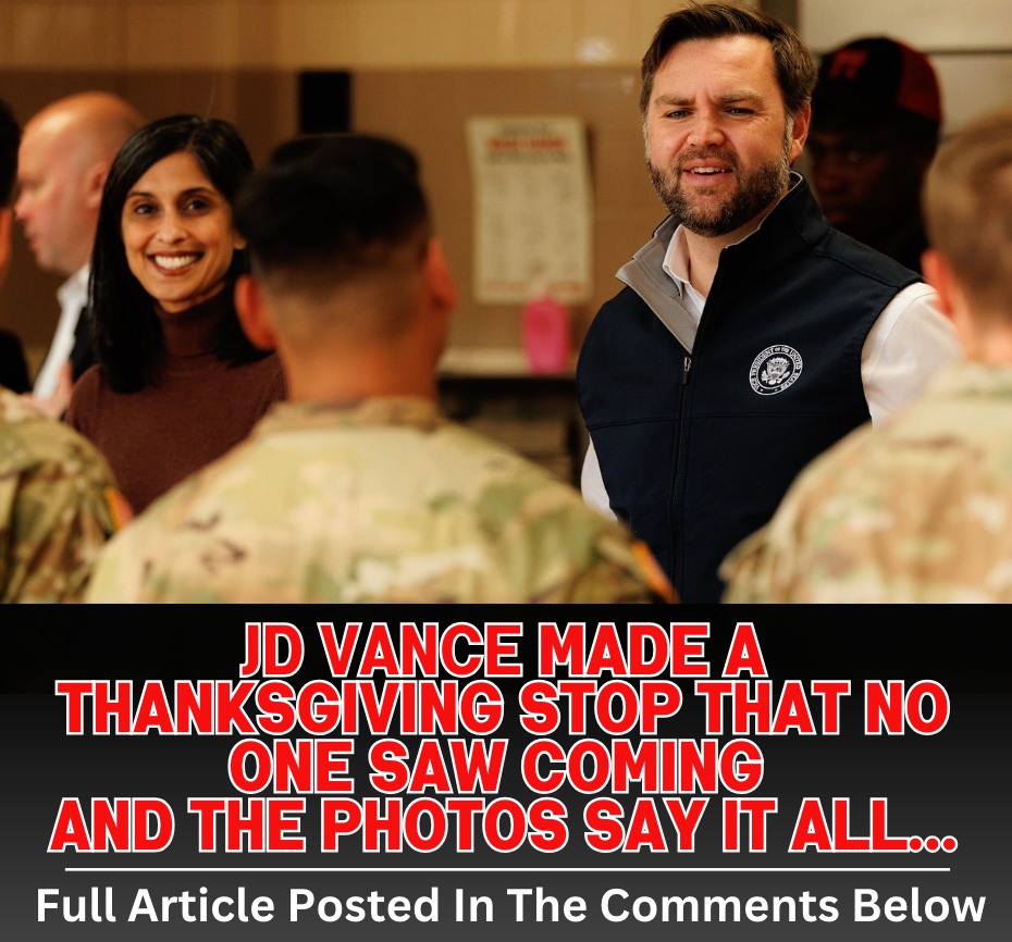 JD Vance Serves Thanksgiving Meals To Troops At Fort Campbell