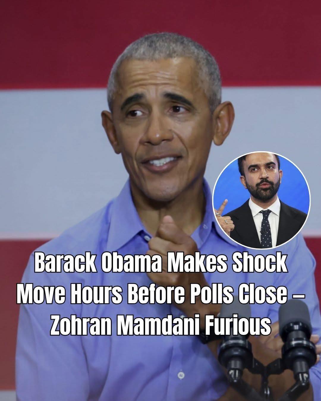 Barack Obama Makes Last-Minute Political Move Hours Before Polls Close in High-Stakes New York Race