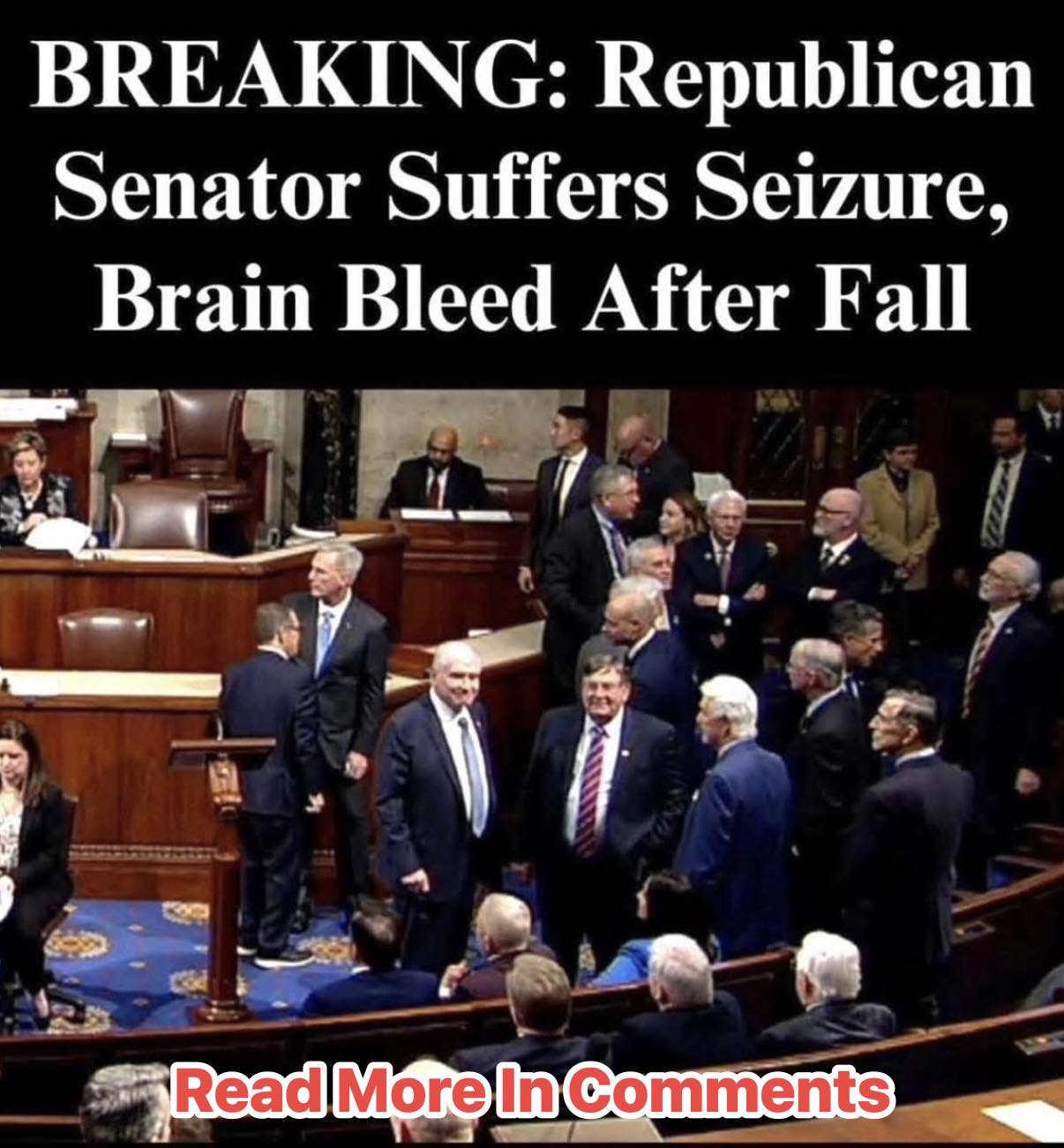 GOP Senator Suffers Seizure, Brain Bleed After Falling On Ice