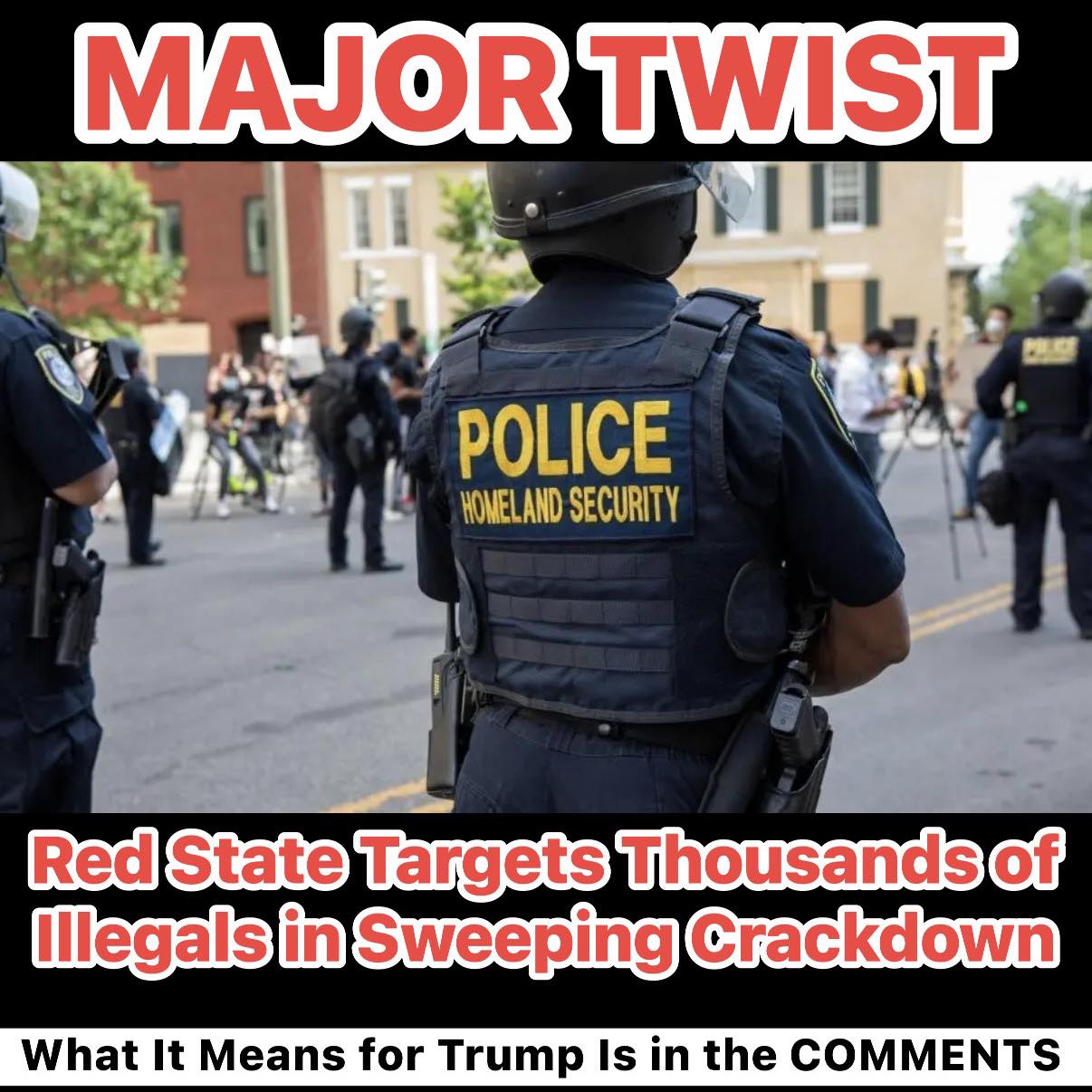 Red State Police Force Makes Major Effort to Help ICE, Arrests Thousands Of Illegal Aliens in Sweeping Operation