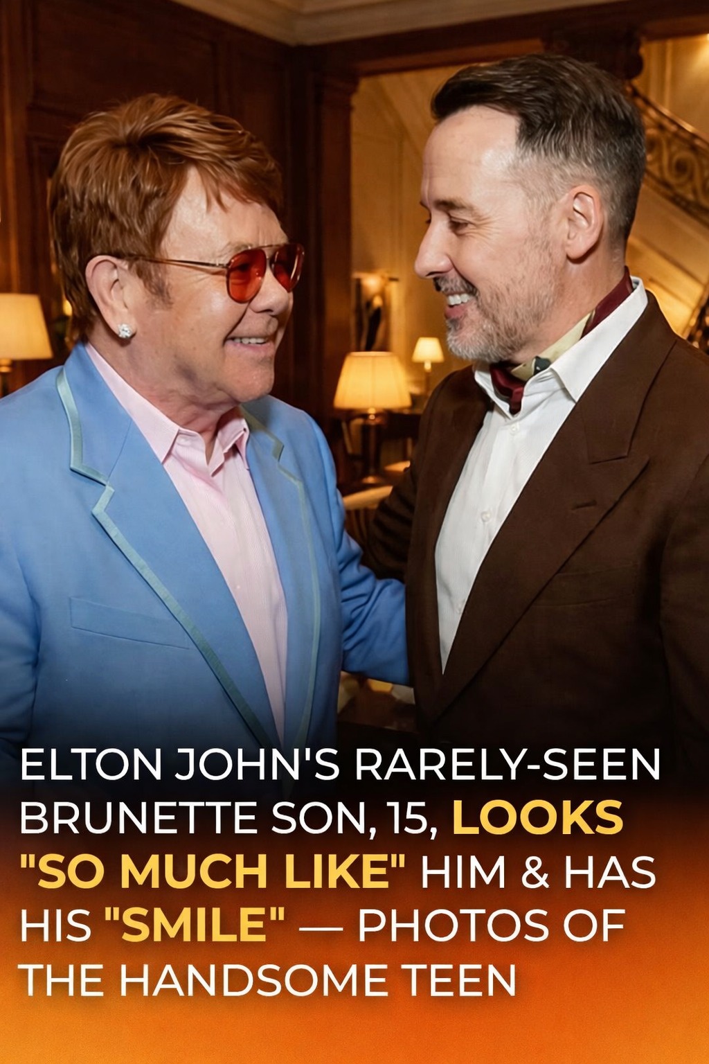 Elton John’s Sons Zachary and Elijah Steal the Spotlight at Donatella Versace Event