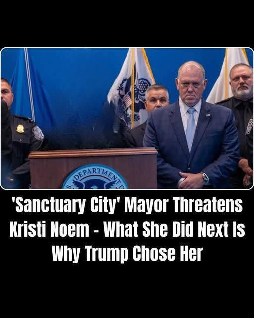 Tensions rise as sanctuary city mayor responds to secretary Kristi Noem