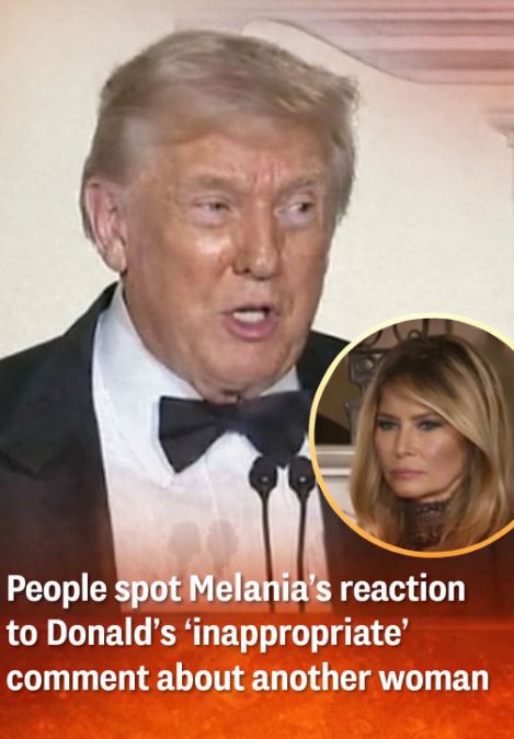 Melania’s Reaction Says It All After Donald’s Comment About Another Woman