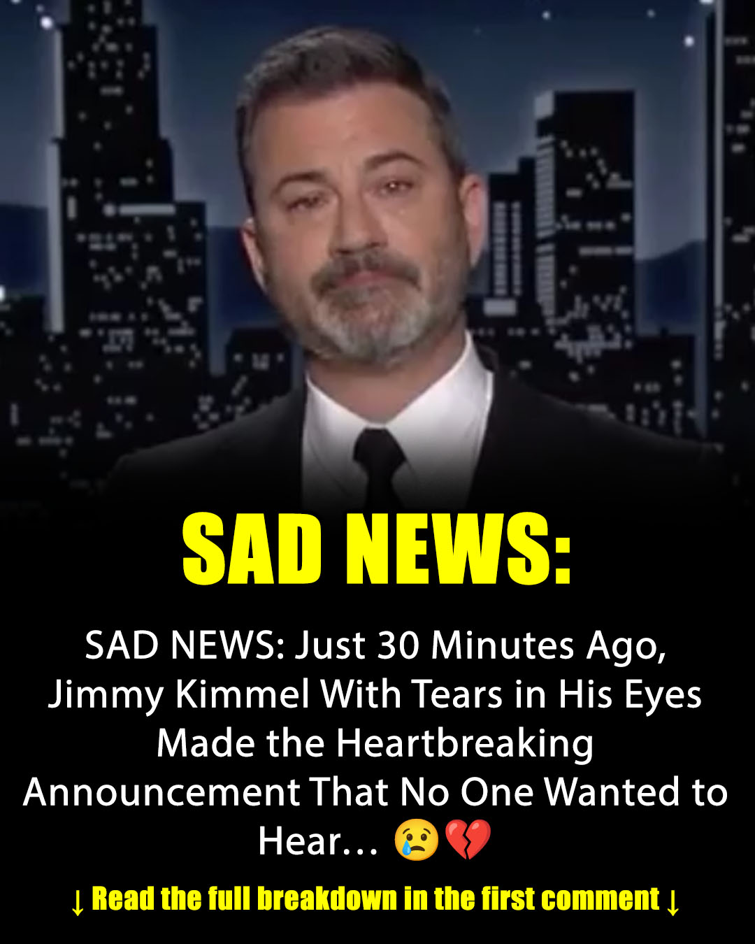 30 Minutes ago in California, Jimmy Kimmel was confirmed as…See more
