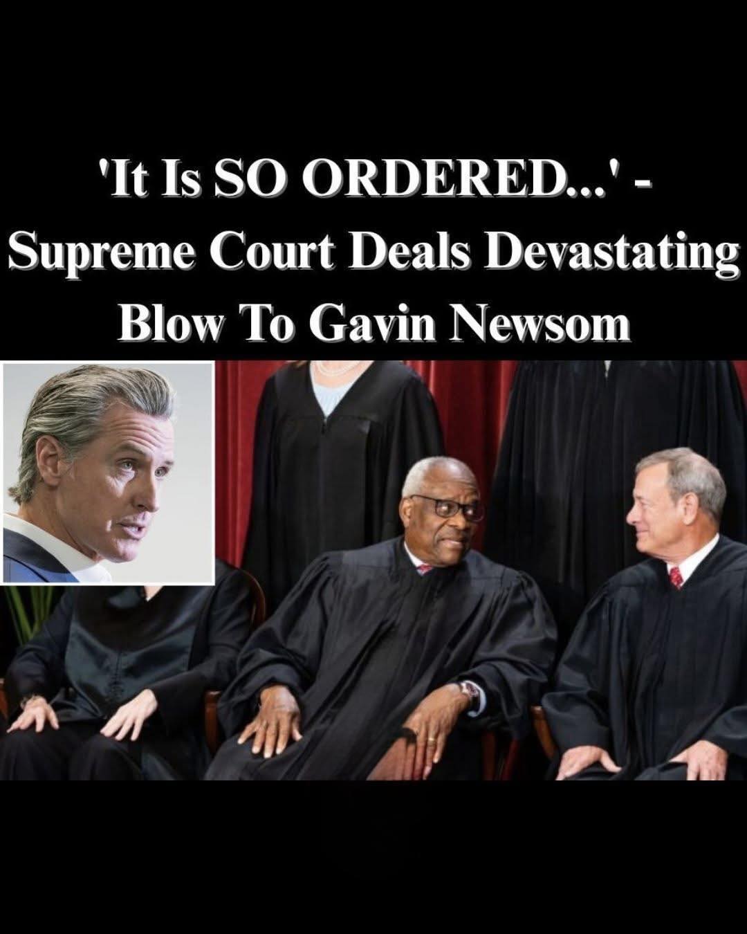 California Governor Gavin Newsom Takes Severe Defeat In Court – This Sa…