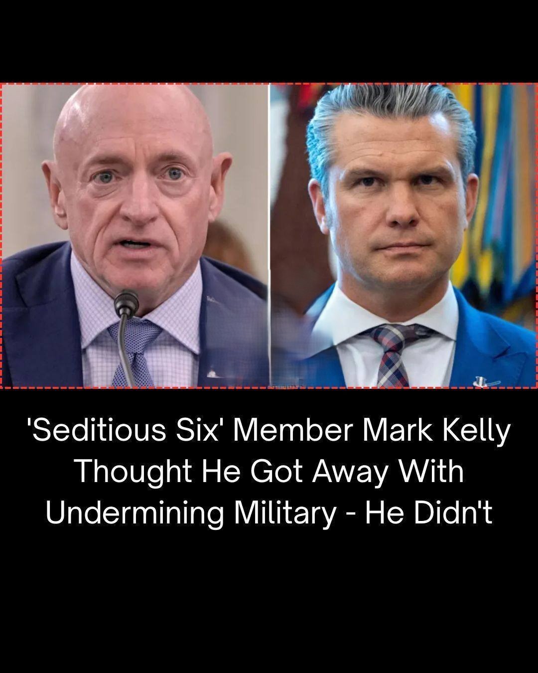 ‘Seditious’ Sen. Mark Kelly Can’t Talk His Way Out Of Deepening Pentagon Probe