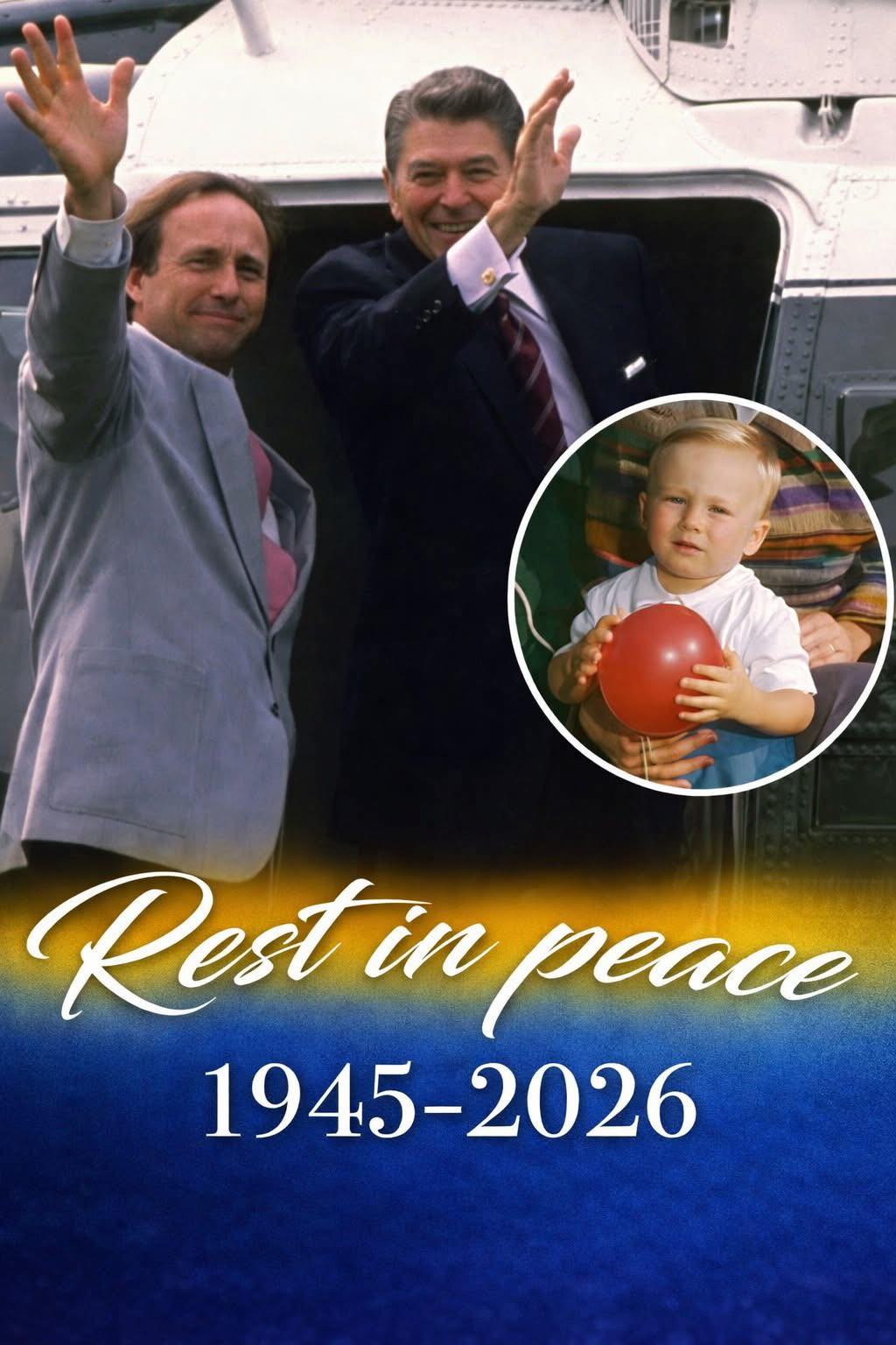 Michael Reagan, eldest son of President Ronald Reagan, died at 80.