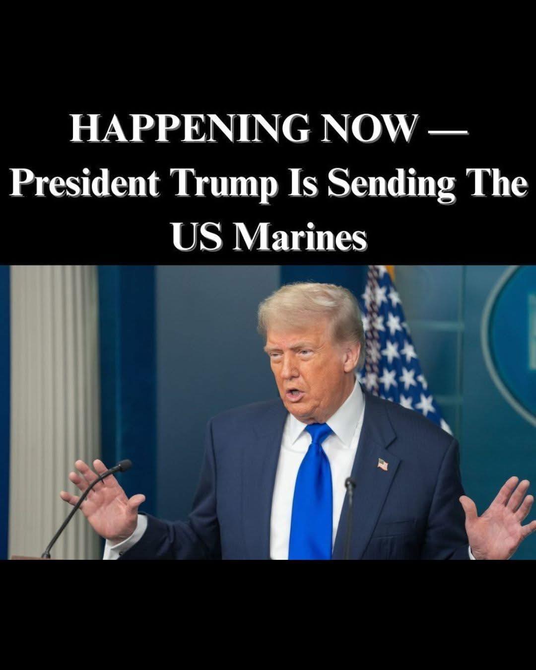 Trump Admin Sending Hundreds of Marines to Florida to Help ICE