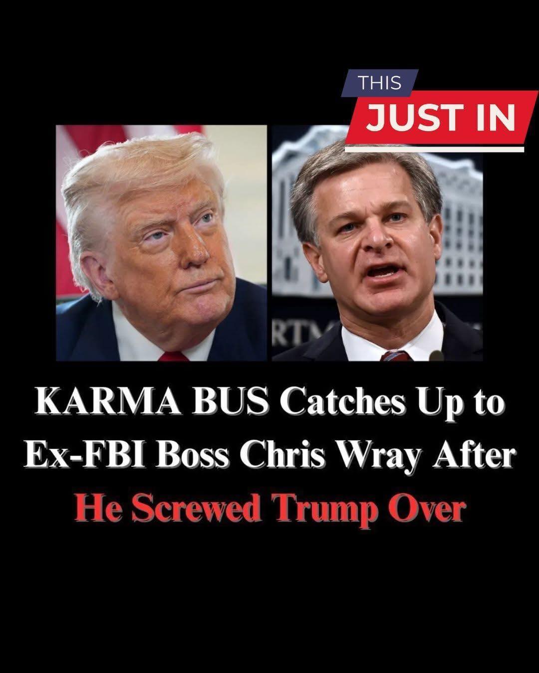 Former FBI Director Christopher Wray Referred to DOJ Over Alleged False Statements to Congress