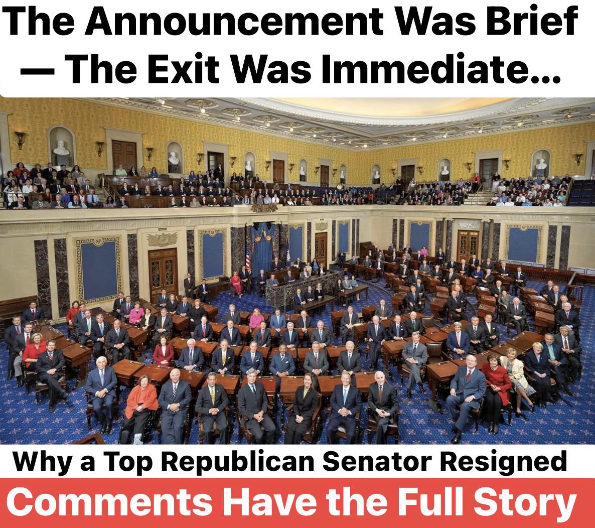 Republican Senator Announces Decision to Retire