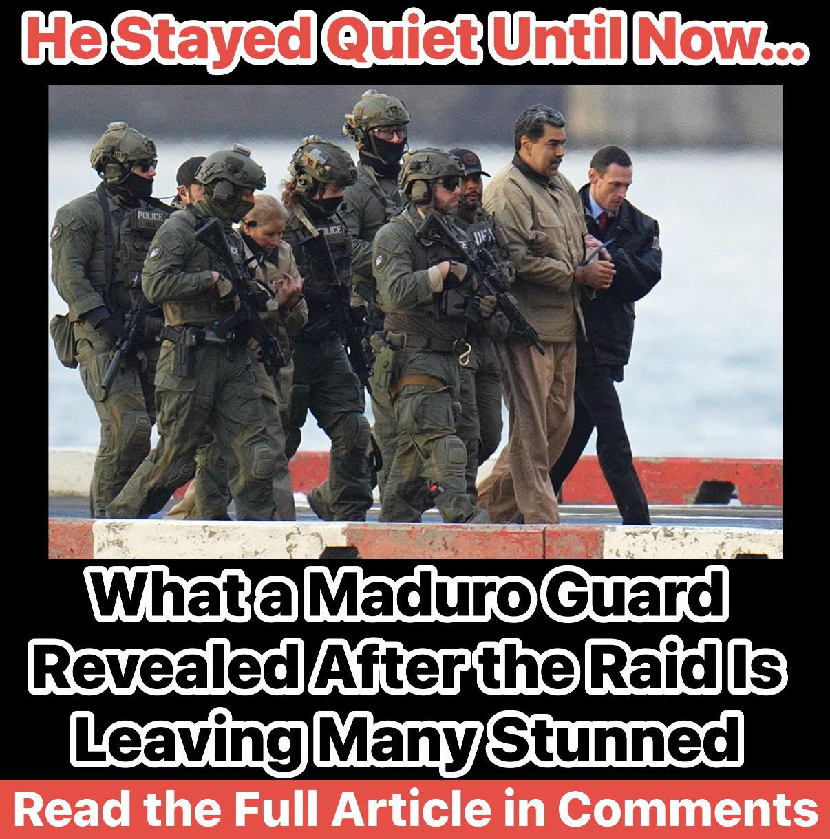 Man Claiming To Be Maduro Guard Makes Stunning Confession About US Raid