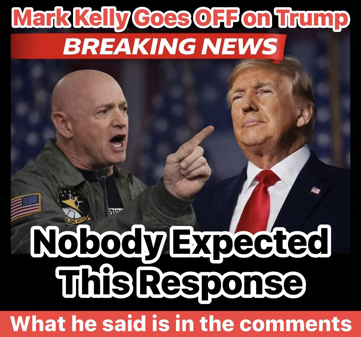 Mark Kelly Fires Back After Trump Ally’s Attack, Defending Free Speech and Military Honor