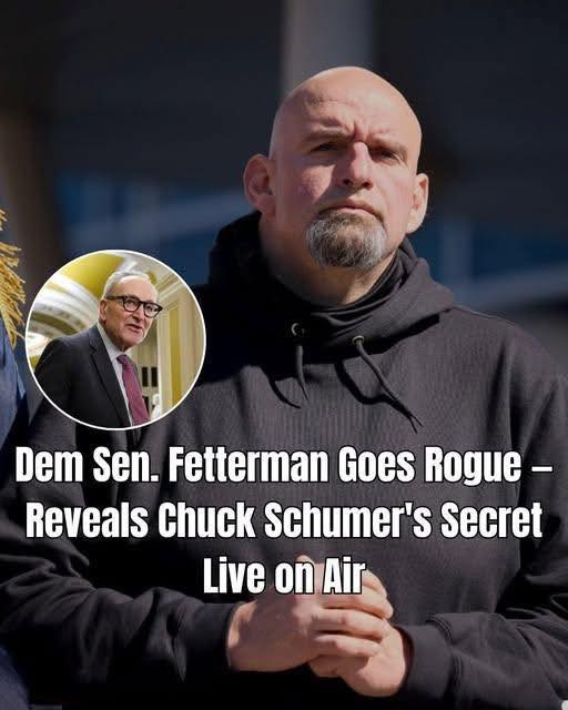 Fetterman’s Candid Admission Exposes a Leadership Vacuum Inside the Democratic Party