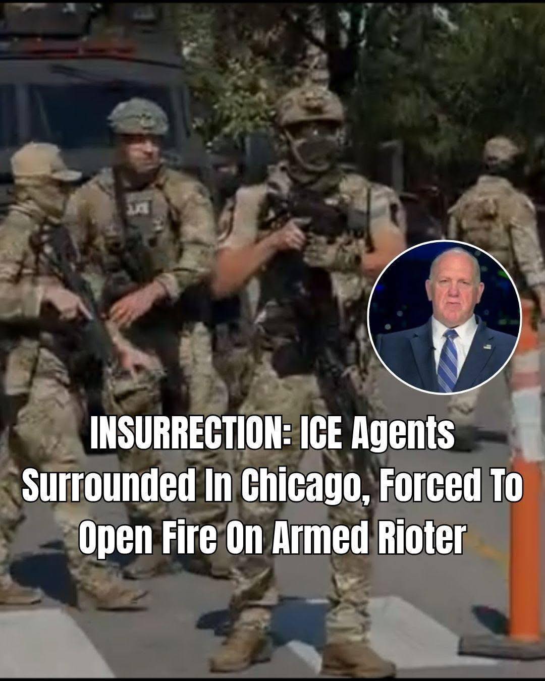 Federal Agents Forced to Defend Themselves After Coordinated Vehicle Attack Near Chicago ICE Facility