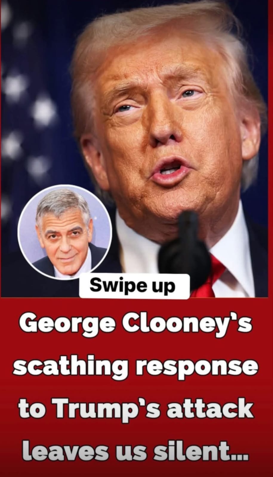 George Clooney hits back at Donald Trump with scathing response after he slammed actor over French citizenship