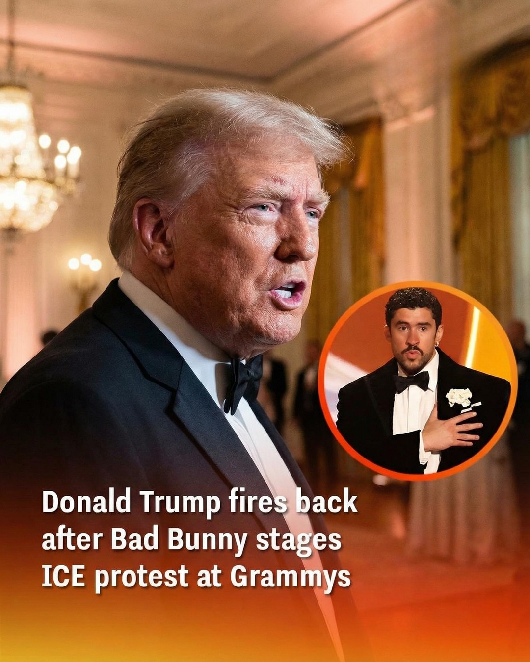 Trump Reacts After Music Stars Criticize ICE at the Grammys